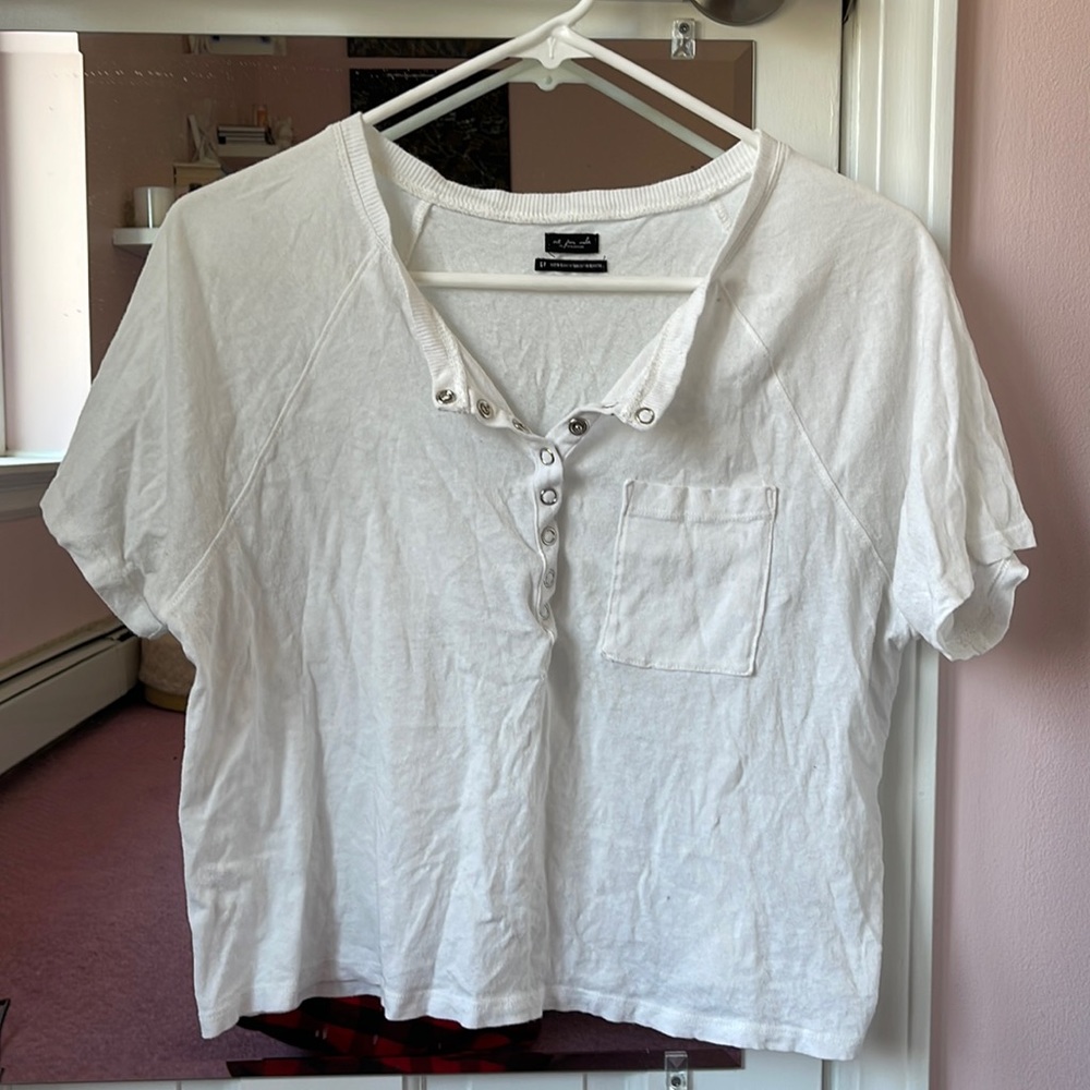 Urban Outfitters Out From Under Button Down Tee Shirt